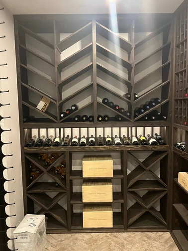 Custom Wine Cellar Rustic Pine Image 2